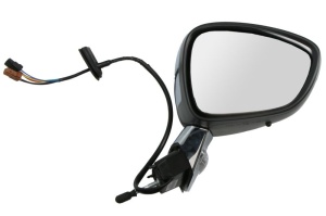 Oglinda laterala Dreapta (electric, convexa, cu senzor de temperatura) potrivit DS DS 3; CITROEN C3 I, C3 II, DS3 - Img 1