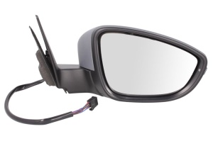 Oglinda laterala Dreapta (electric, convexa, incalzita, crom, captuseala, pliabil electric) potrivit VW BEETLE, PASSAT B6, PASSAT B7, PASSAT B7/KOMBI
