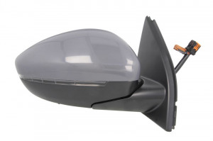 Oglinda laterala Dreapta electric, convexa, incalzita, pliabil electric, cu senzor de temperatura potrivit PEUGEOT 308 II -10.13 - Img 2