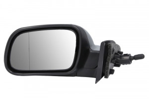 Oglinda laterala Stanga (mecanic, asferica, capac) potrivit PEUGEOT 307