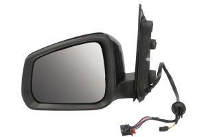 Oglinda laterala Stanga potrivit FORD TRANSIT / TOURNEO CONNECT III; VW CADDY V dupa 2020 - (electric; convexa, cu incalzire; asistenta la schimbarea benzii; captuseala; pliabil electric)