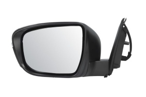 Oglinda laterala stanga potrivit NISSAN QASHQAI II J11 2013-2021 - (electric, convex, cu incalzire, grund, cu semnalizare)