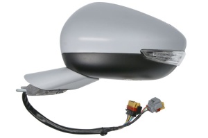 Oglinda laterala stanga potrivit PEUGEOT 508 I 2014-2018 - (manual, convex, cu incalzire, asistent benzi, grund, rabatare electrica, cu semnalizare) - Img 2