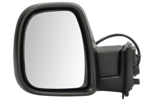 Oglinda stanga potrivit CITROEN BERLINGO III; OPEL COMBO E; PEUGEOT PARTNER III, RIFTER; TOYOTA PROACE CITY dupa 2018 - (electric, convex, cu incalzire, grund, rabatare electrica)