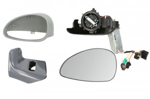 Oglinda stanga potrivit CITROEN C4 I 2004-2009 - electrica grunduita