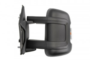 Oglinda stanga potrivit CITROEN JUMPER; FIAT DUCATO; PEUGEOT BOXER 2006-2014 - electrica incalzita, crom, mediu - Img 2
