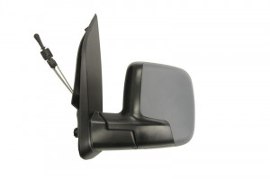 Oglinda stanga potrivit CITROEN NEMO; FIAT FIORINO; PEUGEOT BIPPER 2007-2016 - mecanica grunduita - Img 2