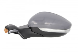 Oglinda stanga potrivit PEUGEOT 2008 I, 208, 208 I dupa 2013 - electrica incalzita, crom, grunduita, pliabila electric - Img 2
