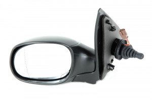 Oglinda stanga potrivit PEUGEOT 206 1998-2009 - mecanica asferic, incalzita