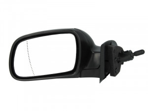 Oglinda stanga potrivit PEUGEOT 307 2000-2007 - mecanic asferic