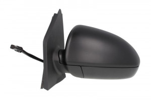 Oglinda stanga potrivit SMART FORTWO 2007-2014 - electrica incalzita, crom