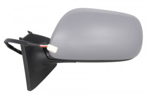 Oglinda stanga potrivit TOYOTA YARIS 2005-2010 - electrica incalzita, crom, grunduita - Img 2