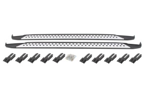 Ornament bandou lateral Stanga/Dreapta potrivit TOYOTA C-HR dupa 2016 - (gri/negru; 2 buc.)
