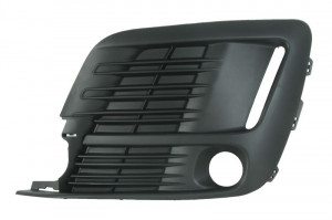Ornament bara fata stanga cu locas lampa ceata, cu locas lumini zi, plastic, negru potrivit CITROEN SPACETOURER dupa 2016