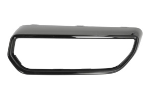 Ornament sistem evacuare stanga potrivit Audi Q5 FYT 2020-2024 - negru lucios