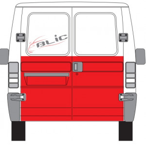 Panou reparatie usa Spate Stanga (strat, la geam) potrivit CITROEN JUMPER I; FIAT DUCATO; PEUGEOT BOXER 03.94-09.06 - Img 2
