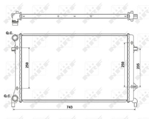 Radiator motor (Automat/Manual) potrivit AUDI A3; SEAT ALTEA, ALTEA XL, LEON, TOLEDO III; SKODA OCTAVIA I, OCTAVIA II; VW CADDY III, CADDY III/MINIVAN, CADDY IV, CADDY IV/MINIVAN, EOS 1.4-2.5 - Img 3