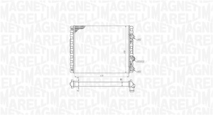 Radiator motor (Manual) potrivit SEAT AROSA, CORDOBA; VW LUPO I, POLO, POLO III, POLO III CLASSIC 1.0-1.9D - Img 1