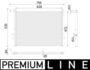 Radiator motor potrivit BMW 5 (G30, F90), 5 (G31), 7 (G11, G12), 8 (G14, F91) 3.0D/4.4/6.6 - Img 3