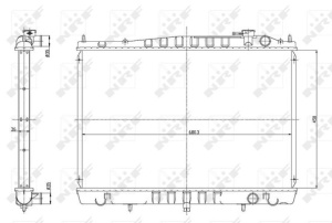 Radiator motor potrivit NISSAN PATHFINDER II 3.3 -12.04 - Img 3