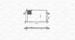 Radiator motor potrivit OPEL ASTRA G 1.7D - Img 2