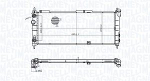 Radiator motor potrivit OPEL COMBO/MINIVAN, CORSA B, CORSA B/HATCHBACK, TIGRA 1.0-1.7D - Img 1