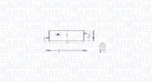 Radiator racire motor potrivit TESLA MODEL 3 Electric 01.17- - Img 3