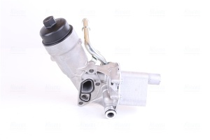 Radiator ulei (cu carcasa filtru ulei) potrivit CHEVROLET AVEO, CRUZE, ORLANDO, TRAX; OPEL ADAM, ASTRA J, ASTRA J GTC, CASCADA, CORSA D, CORSA E, INSIGNIA A, MERIVA B 1.4/1.4LPG 12.09- - Img 1
