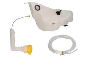 Rezervor spalator (cu capac; cu gitul; cu orificiu pentru pompa de spălare a farurilor; cu pompa) potrivit RENAULT FLUENCE 2010-2015 - (cu capac, cu gitul, cu orificiu pentru pompa de spălare a farurilor, cu pompa)