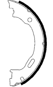 Sabot frana potrivit MERCEDES M (W163); CHRYSLER 300C; DODGE CHARGER; LANCIA THEMA 2.3-6.4 02.98- - Img 2