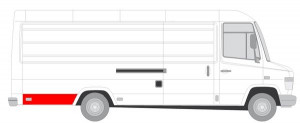 Segment aripa Spate Dreapta ( model lung) potrivit MERCEDES VARIO, VARIO (B667, B670, B668), VARIO (B670), VARIO (B670, B668, B667) - Img 2
