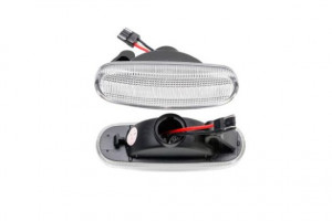 Semnalizator lampa lateral stanga/dreapta transparent, LED potrivit ABARTH GRANDE PUNTO, PUNTO; CITROEN NEMO, NEMO/MINIVAN; FIAT DOBLO, DOBLO/MINIVAN, FIORINO/MINIVAN, GRANDE PUNTO, IDEA, MULTIPLA 0.9-2.4 dupa 1999 - Img 2