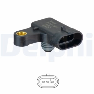 Senzor presiune galerie admisie potrivit CHEVROLET AVEO / KALOS, CRUZE, EPICA, LACETTI, NUBIRA, REZZO; DAEWOO LACETTI, LANOS, LEGANZA, NUBIRA, TACUMA / REZZO 1.4-2.0D 02.97- - Img 3
