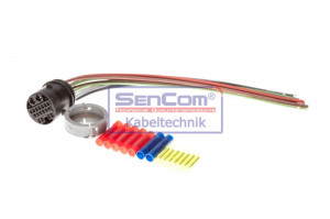 Set cabluri pentru usa din spate (200mm, numar pini: 12, fara acoperire; pentru vehicule fara cheyless-Go, compatibil dreapta/stanga) potrivit OPEL ZAFIRA B, ZAFIRA B/MINIVAN 1.6-2.2 07.05-04.15 - Img 2