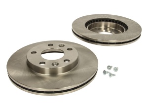 Set discuri frana (2 buc.) Fata Dreapta/Stanga potrivit DACIA DUSTER, DUSTER/SUV; NISSAN TERRANO; RENAULT DUSTER, KAPTUR, MEGANE IV 1.0-2.0 04.10- - Img 1