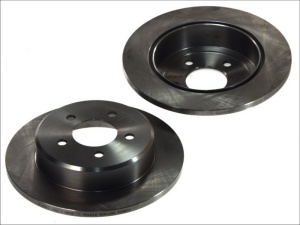 Set discuri frana (2 buc.) Spate Dreapta/Stanga potrivit CHRYSLER RAM, VOYAGER III, VOYAGER IV, VOYAGER V; DODGE CARAVAN; JEEP CHEROKEE 2.0-3.8 01.95- - Img 1