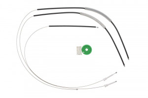 Set reparatie macara geam Fata Dreapta/Stanga potrivit BMW 3 (E46) 2001-2005 - (Cabluri)