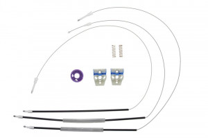Set reparatie macara geam fata Stanga potrivit VW POLO V dupa 2009