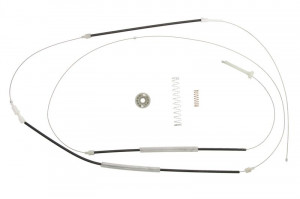 Set reparatie macara geam Fata Stanga potrivit VW SCIROCCO III 2008-2017 - (Cabluri)