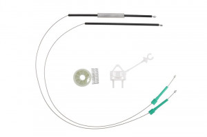 Set reparatie macara geam spate stanga potrivit FIAT DOBLO, DOBLO/MINIVAN dupa 2001 - (set)
