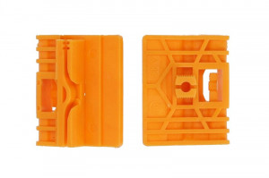 Set reparatie macara geam stanga/dreapta potrivit AUDI A4 B6, A4 B7; PORSCHE CAYENNE; VW TOUAREG 2000-2010 - (2 ghidaj)