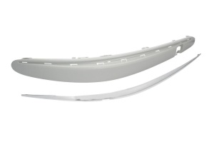 Spoiler bara Fata Dreapta set cu banda cromata, grund potrivit MERCEDES E T-MODEL S211, E VF211, E W211 2002-2009 2002-2007