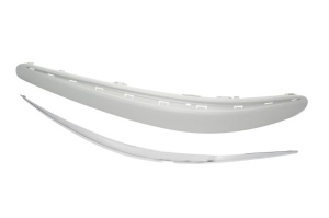 Spoiler bara Fata Stanga set cu banda cromata, grunduit potrivit MERCEDES E T-MODEL S211, E VF211, E W211 2002-2009 2002-2007
