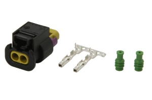 Stecher, numar pini: 2, Kit reparare, potrivit AUDI; SEAT; SKODA; VW - Img 2