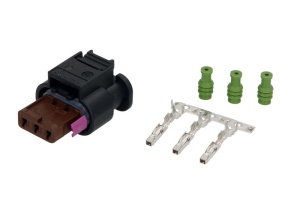 Stecher, numar pini: 3, Kit reparare, potrivit AUDI; SEAT; SKODA; VW - Img 1