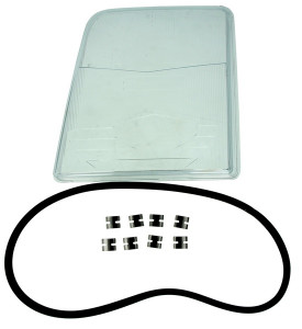 Sticla far Stanga potrivit VW LT 28-35 II, LT 28-46 II 1996-2006