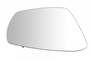 Sticla oglinda dreapta potrivit SKODA OCTAVIA III; VW T-ROC dupa 2012 - incalzita, crom