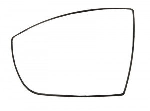Sticla oglinda exterioara Stanga potrivit FORD C-MAX II, GALAXY II, GRAND C-MAX, KUGA I, S-MAX 2006-2019 - (asferica, incalzita)