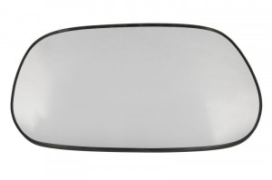 Sticla oglinda exterioara Stanga potrivit TOYOTA AVENSIS VERSO, COROLLA VERSO, RAV 4 II 2000-2010 pana in 2009 - (convexa, incalzita, crom)