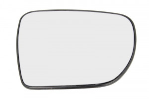 Sticla oglinda laterala Dreapta potrivit HYUNDAI IX35 2009-2013 - (convexa, crom)